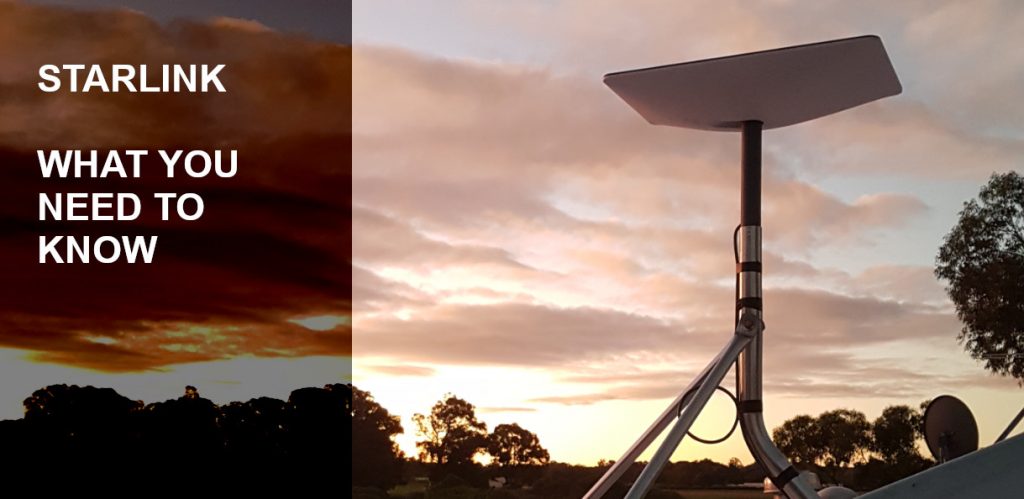 starlink dish installed on roof mount