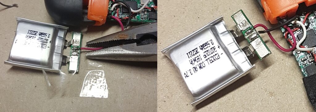 Soldering lithium polymer battery